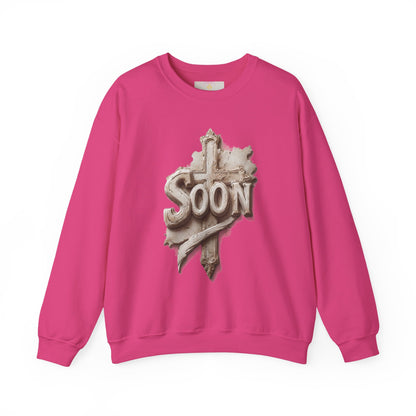 “Soon” Cross Women’s Sweatshirt – Wrapped in Hope
