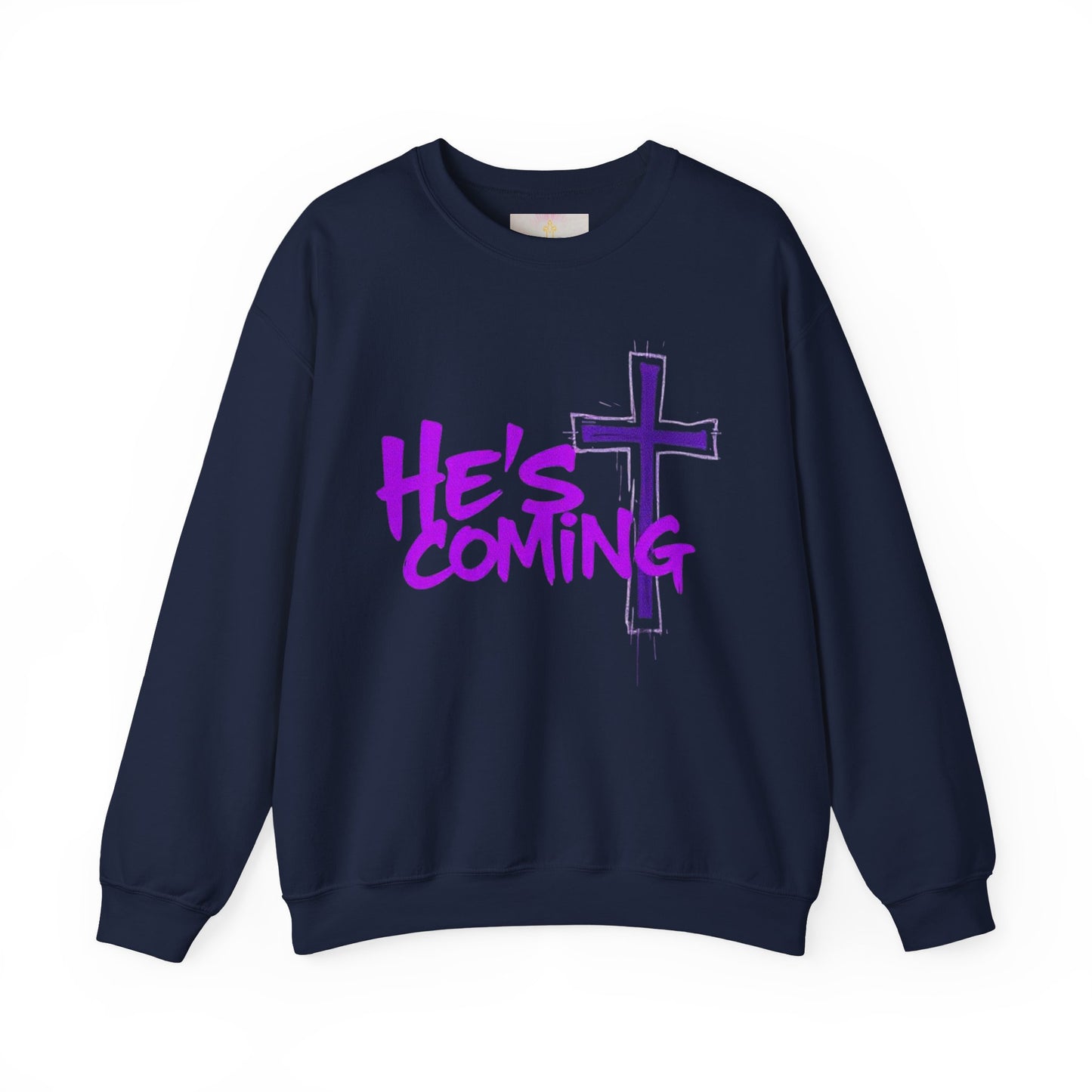 He’s Coming - Women's Bold Christian Sweatshirt