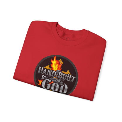 Hand Built by God - Men's Christian Sweatshirt