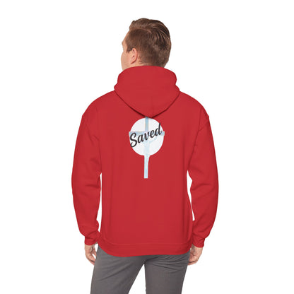 Saved in Christ – Men’s Christian Hoodie