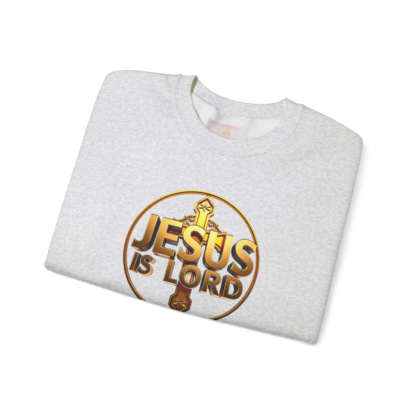 Romans 10:9 Inspired Christian Sweater – Declare Jesus Is Lord & He Is Risen (Dark Lettering)