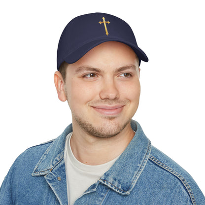 Gold Cross Baseball Cap – Faith-Inspired Adjustable Hat
