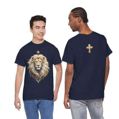 Christ the King (Lion of Judah) — Men's Christian T-Shirt