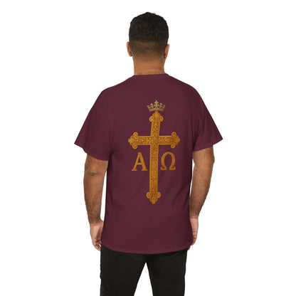 Christ Is King – Lion & Cross Men’s Christian Tee