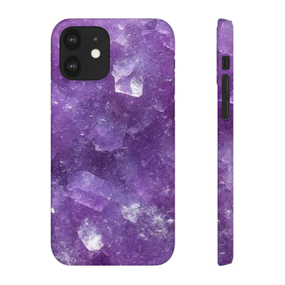 Amethyst Crystal Finish iPhone Snap Case