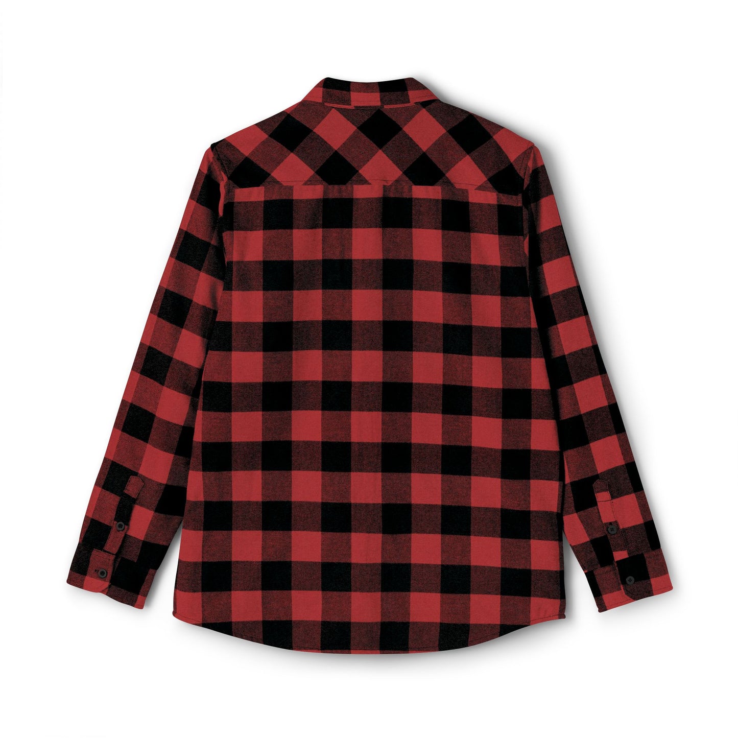 Faithful Threads – Men’s Classic Flannel Shirt with Gold Cross