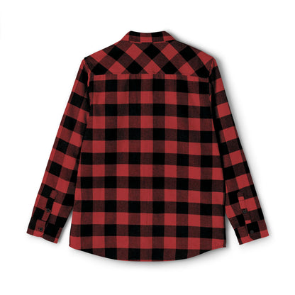 Faithful Threads – Men’s Classic Flannel Shirt with Gold Cross