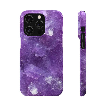 Amethyst Crystal Finish iPhone Snap Case