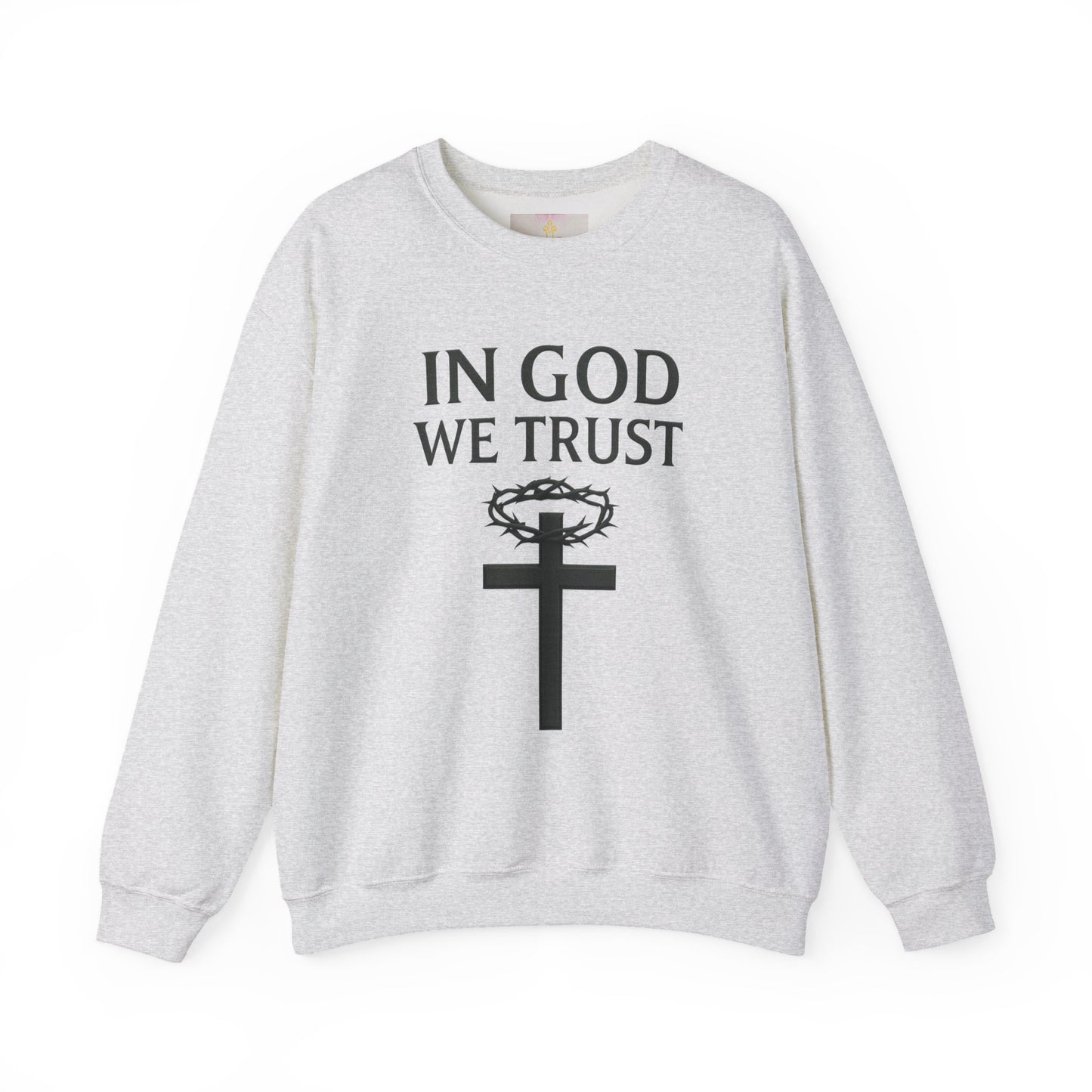 Unshaken Trust – In God We Trust Men’s Christian Sweatshirt