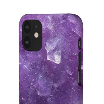 Amethyst Crystal Finish iPhone Snap Case