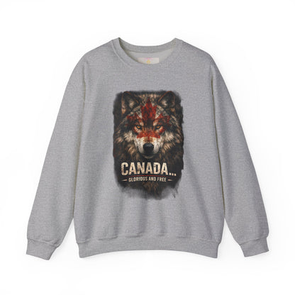Canada War Paint: Glorious and Free - Women's Sweatshirt