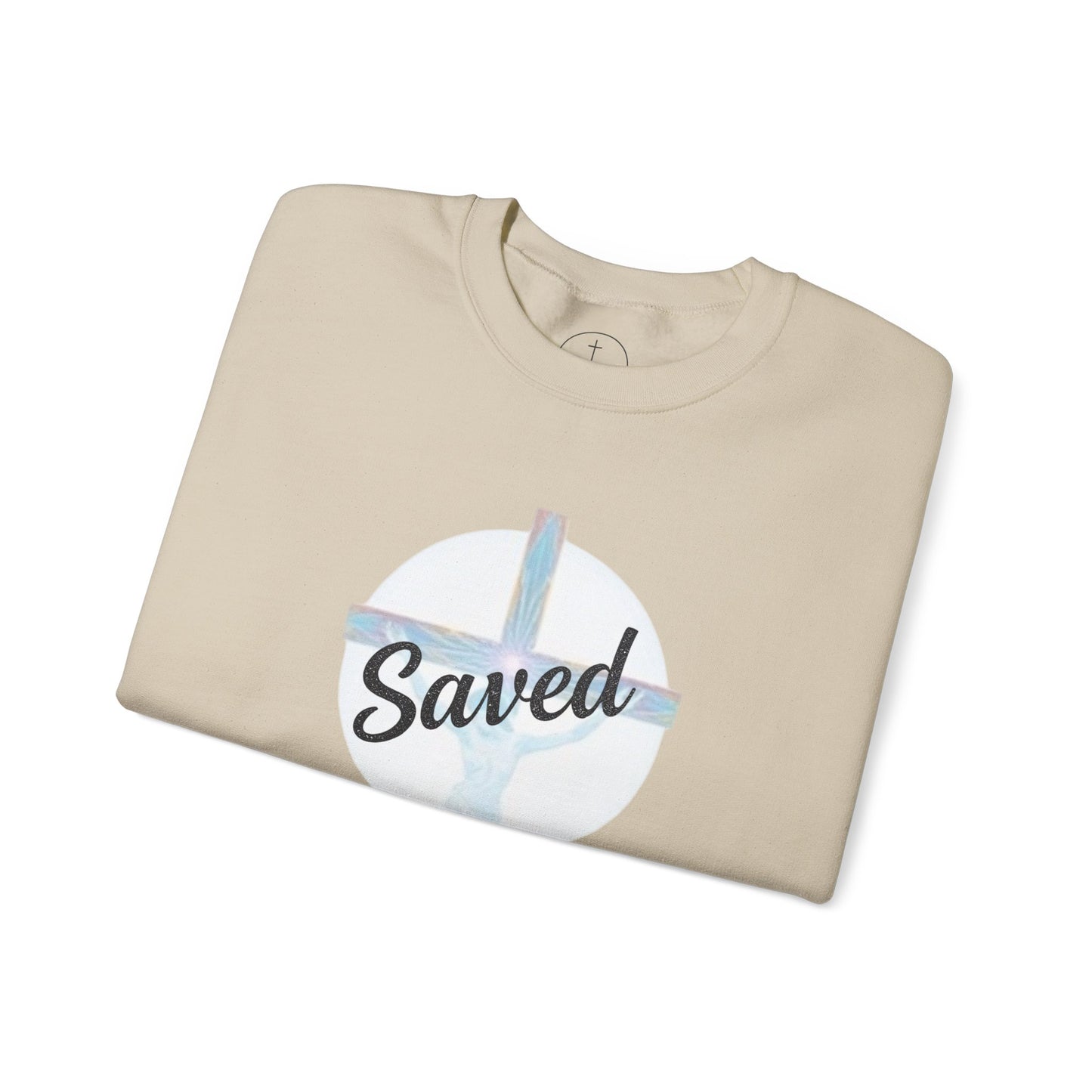 Saved - Men's Christian Sweatshirt of Faith