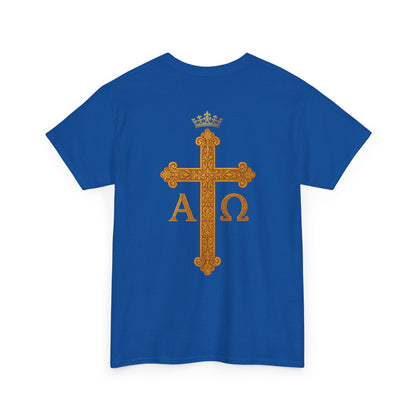 Christ Is King – Lion & Cross Men’s Christian Tee