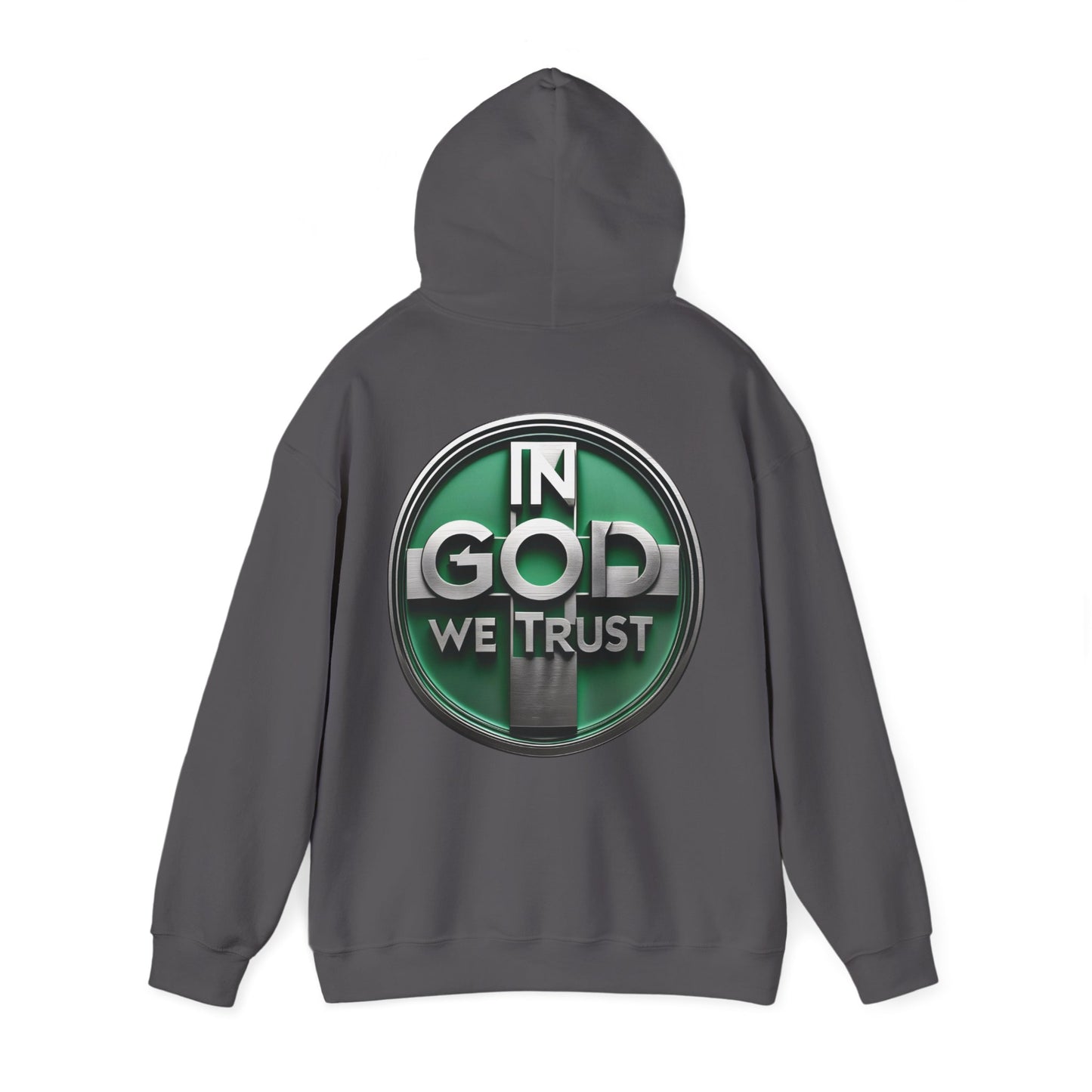 In God We Trust Men's Premium Hoodie – Faith-Inspired Christian Apparel