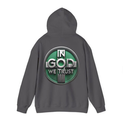 In God We Trust Men's Premium Hoodie – Faith-Inspired Christian Apparel