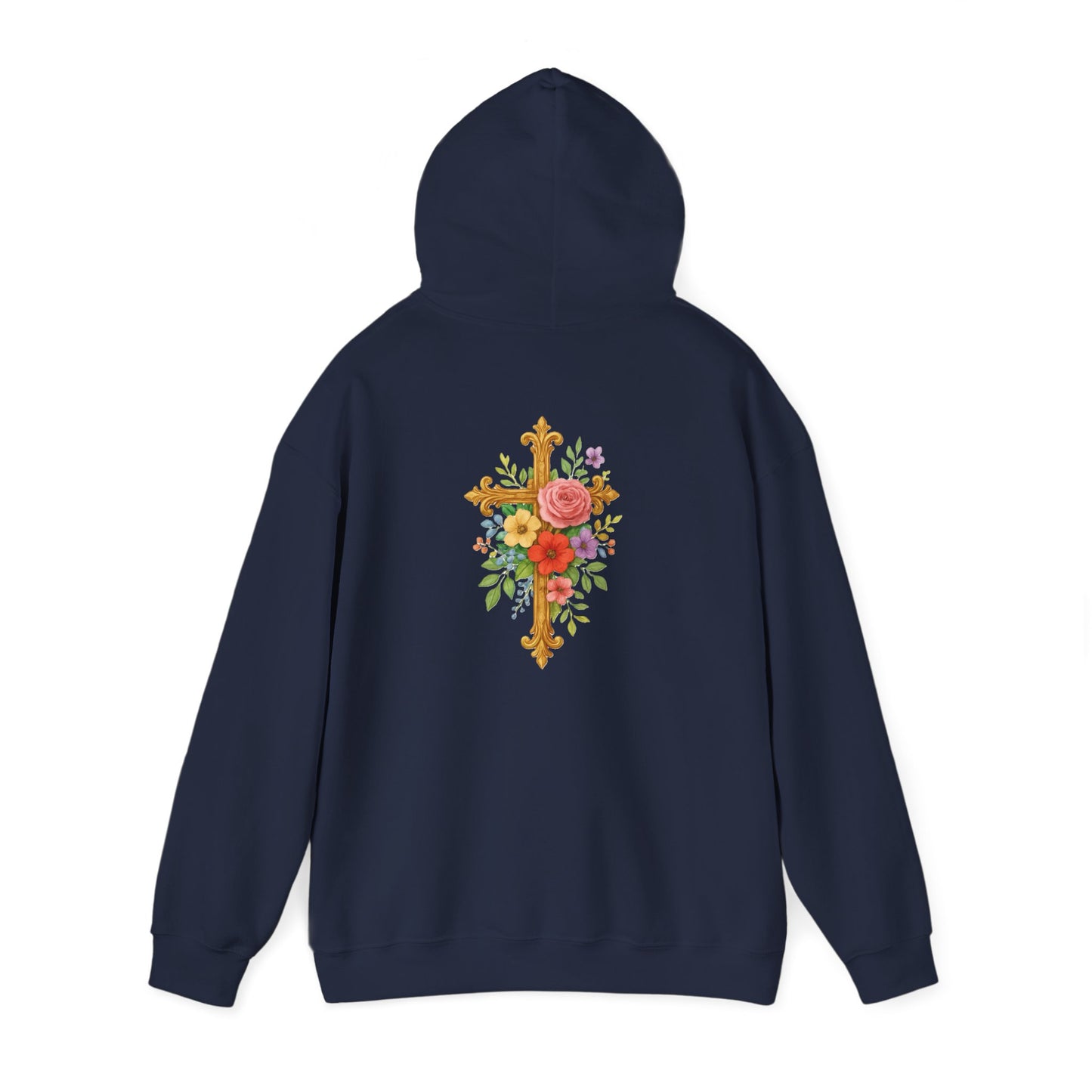 Floral Cross Women’s Christian Hoodie