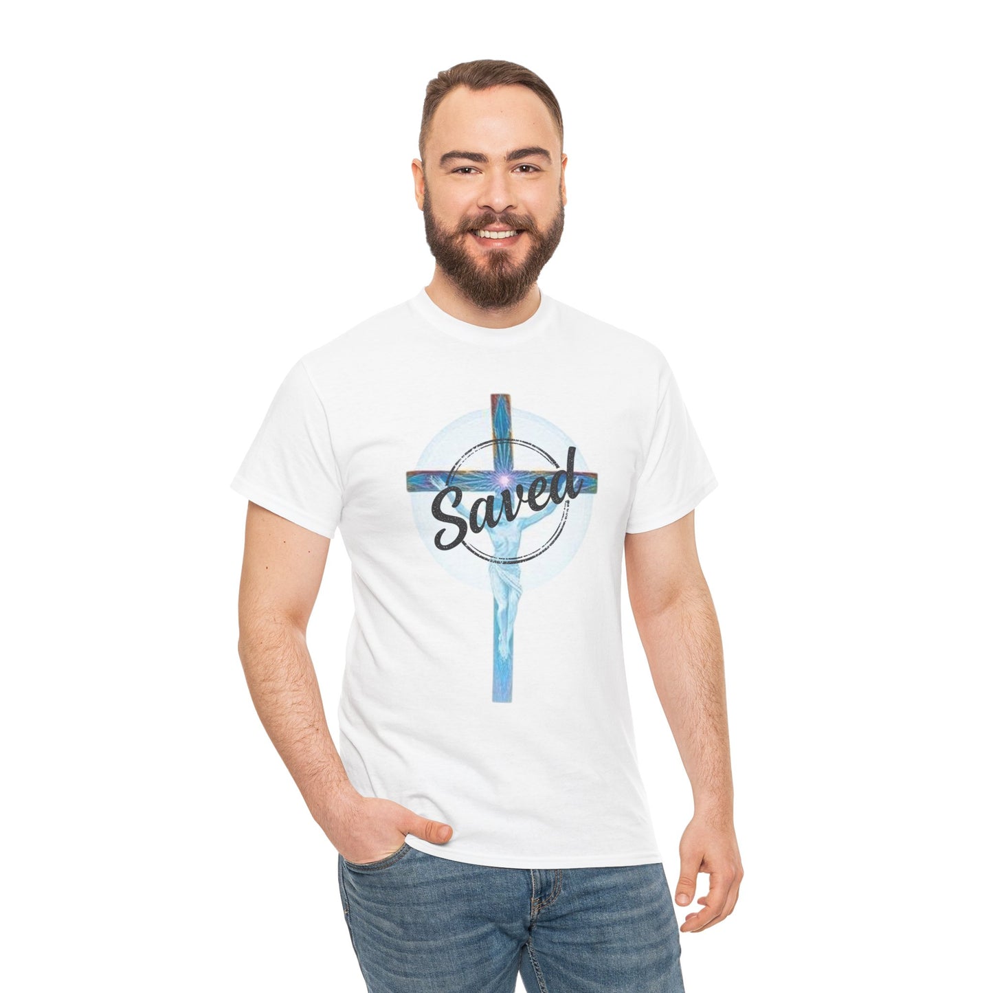 Saved by Grace – Men’s Christian T-Shirt