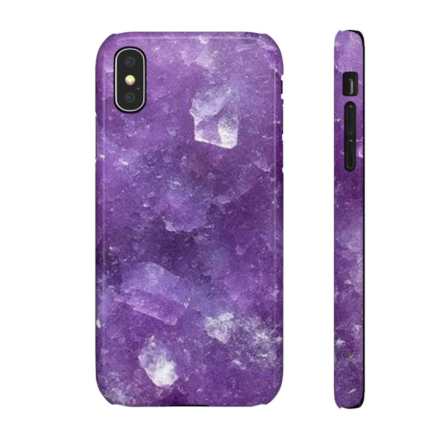 Amethyst Crystal Finish iPhone Snap Case
