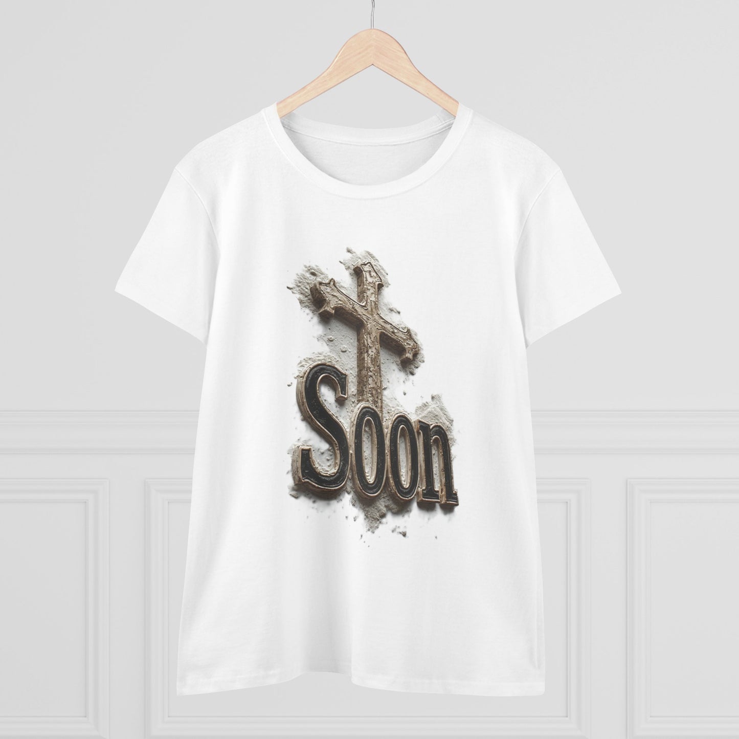 Christian Women’s T-Shirt – Soon Cross Tee