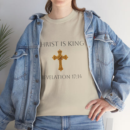 Christ is King - Women’s Christian Tee (Dark Lettering)