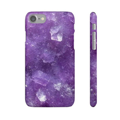 Amethyst Crystal Finish iPhone Snap Case