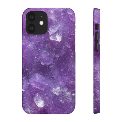 Amethyst Crystal Finish iPhone Snap Case