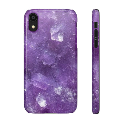 Amethyst Crystal Finish iPhone Snap Case