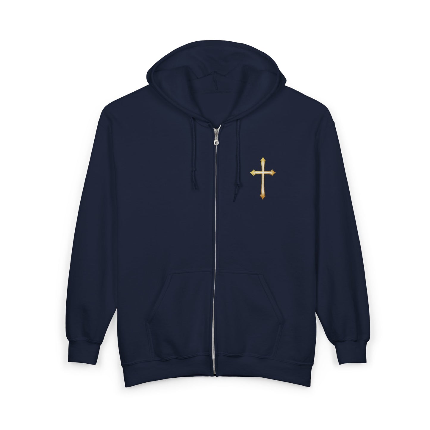 Amen Women’s Zip-Up Hoodie (White Logo)