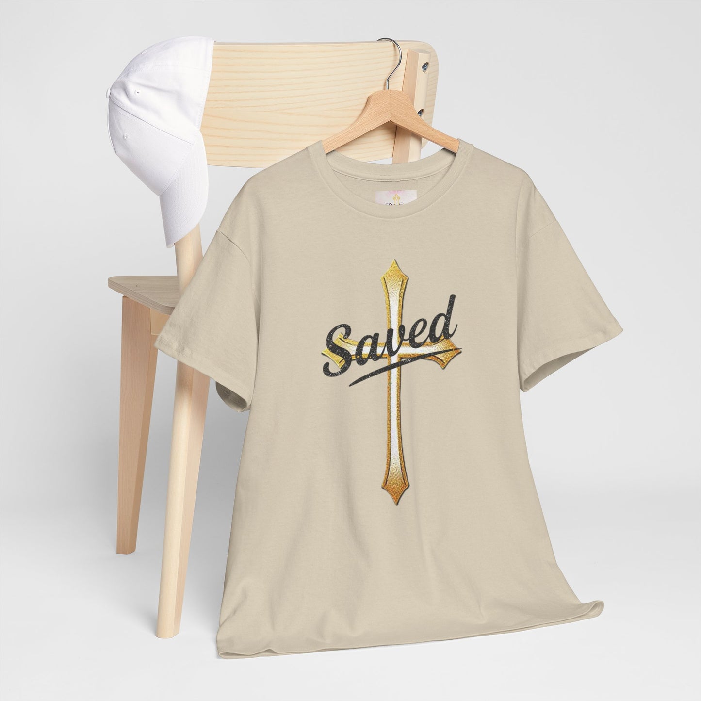 Saved Men's Tee – Christian Faith Apparel with Bold Design