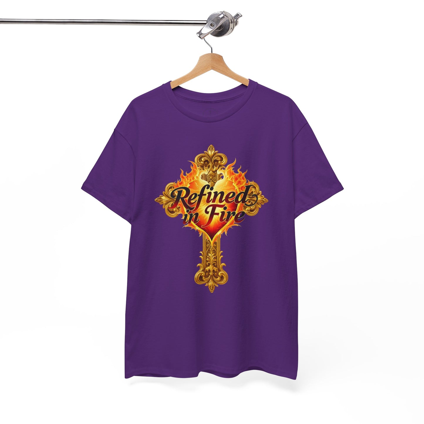 Refined in Fire — Men's Ornate Christian T-Shirt