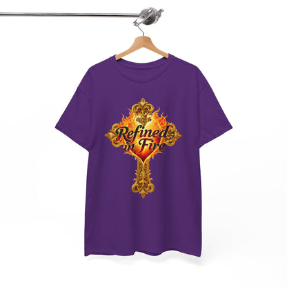 Refined in Fire — Men's Ornate Christian T-Shirt