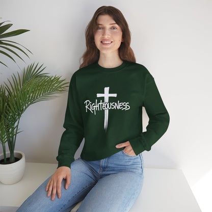 Righteousness - Women's Christian Sweatshirt (Dark Colors)