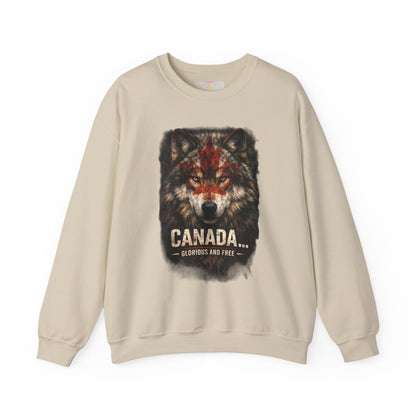 Canada War Paint: Glorious and Free - Women's Sweatshirt