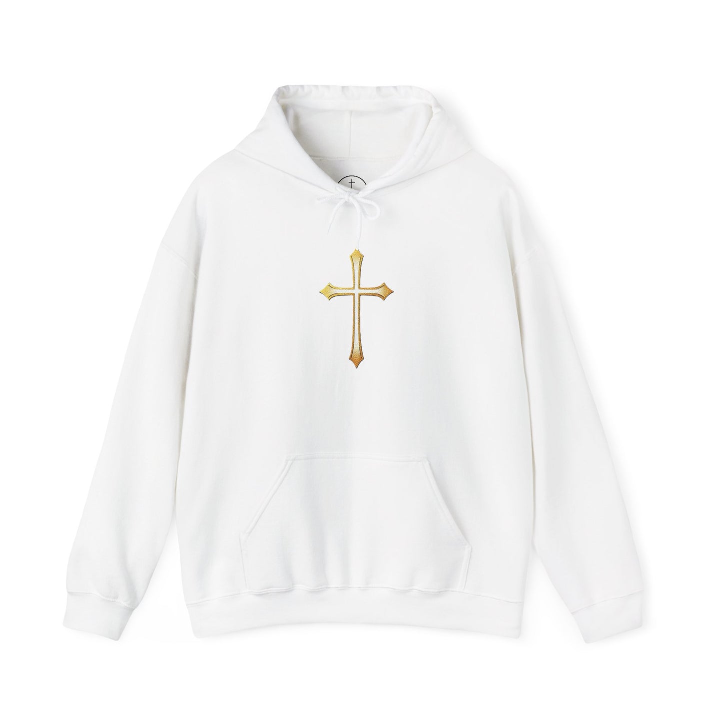 Gold Cross Men's Christian Hoodie
