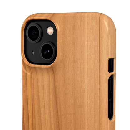 Natural Wood Grain iPhone Snap Case