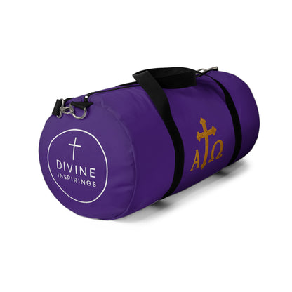 Eternal Victory Duffle Bag in Purple – Alpha & Omega