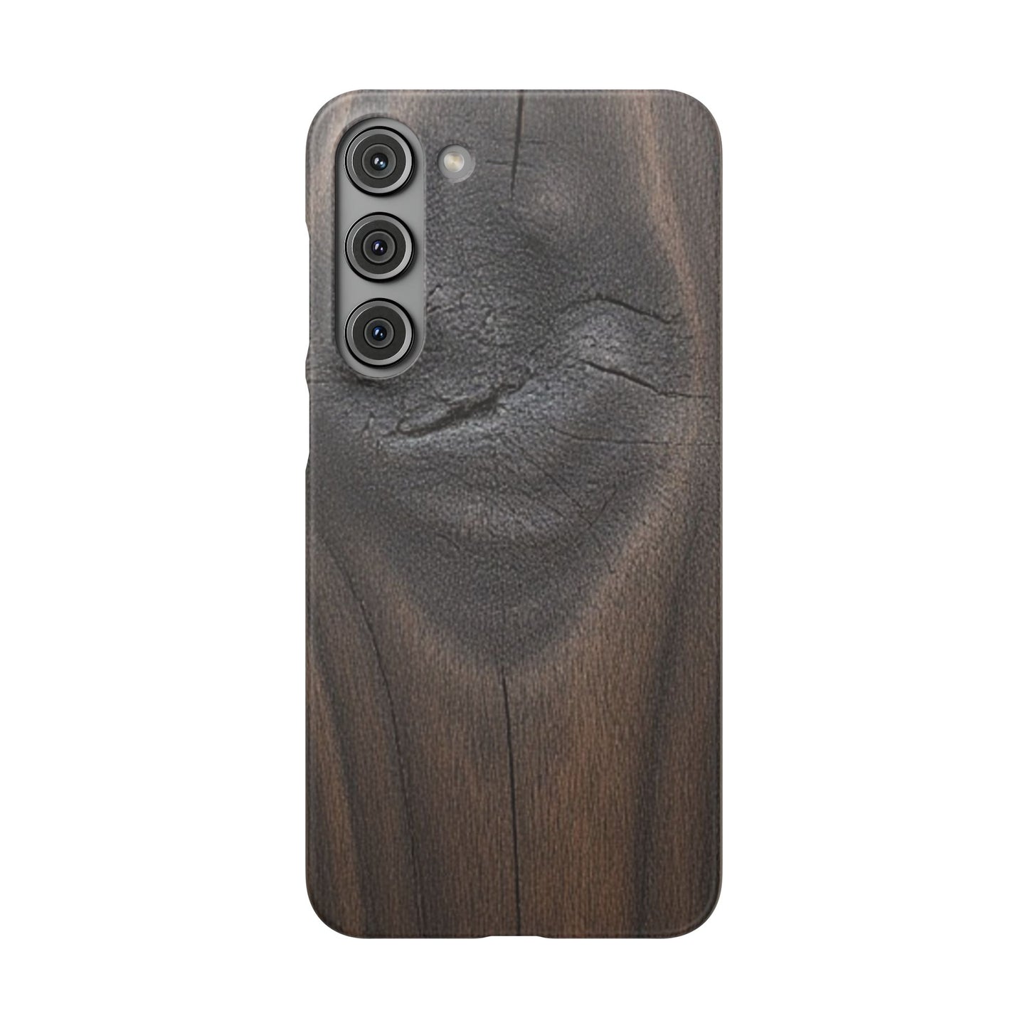 Dark Wood Grain Samsung Snap Case