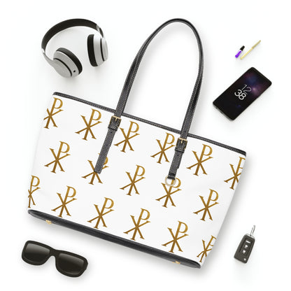 Gold Chi Rho Shoulder Bag – Timeless Elegance with Meaning