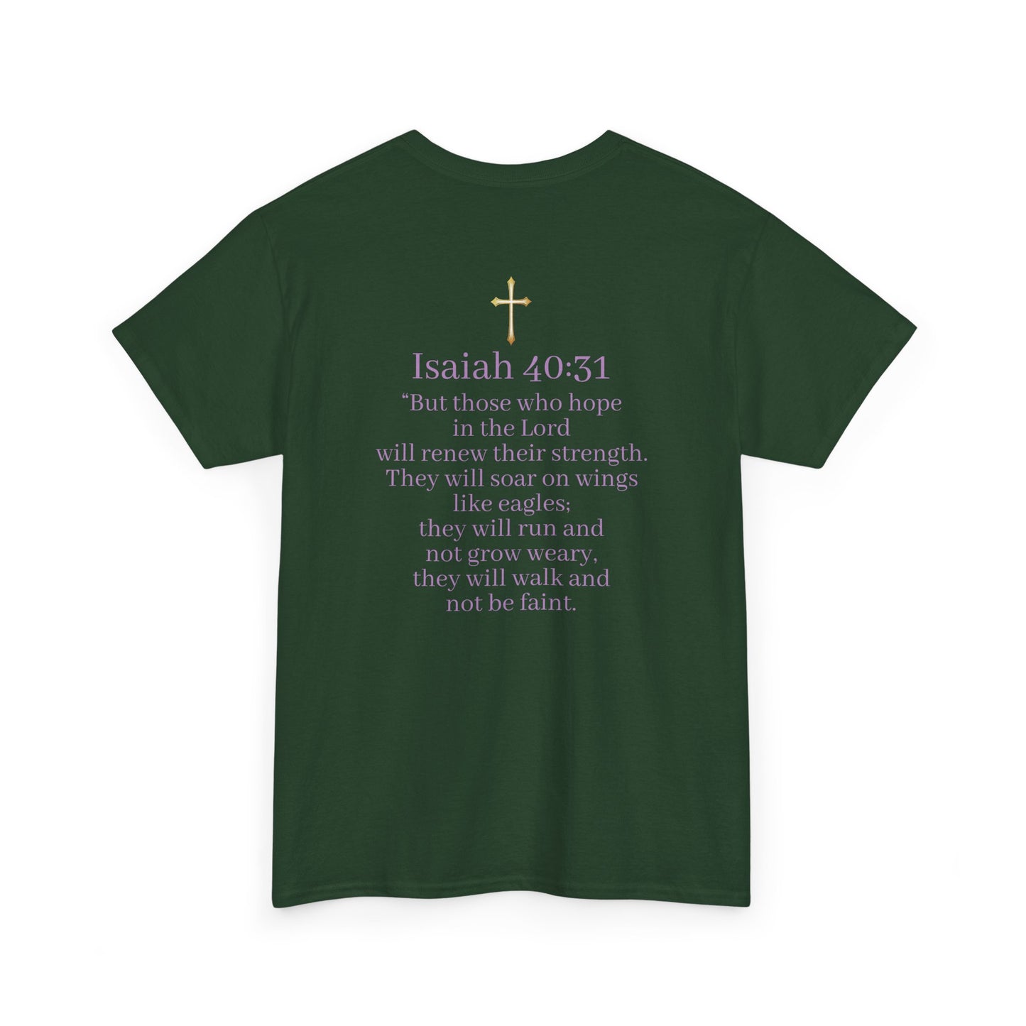 Men’s “Hope” Tee – Bold Scripture Design | Isaiah 40:31