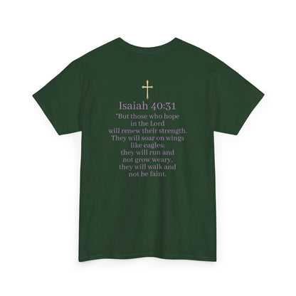 Men’s “Hope” Tee – Bold Scripture Design | Isaiah 40:31