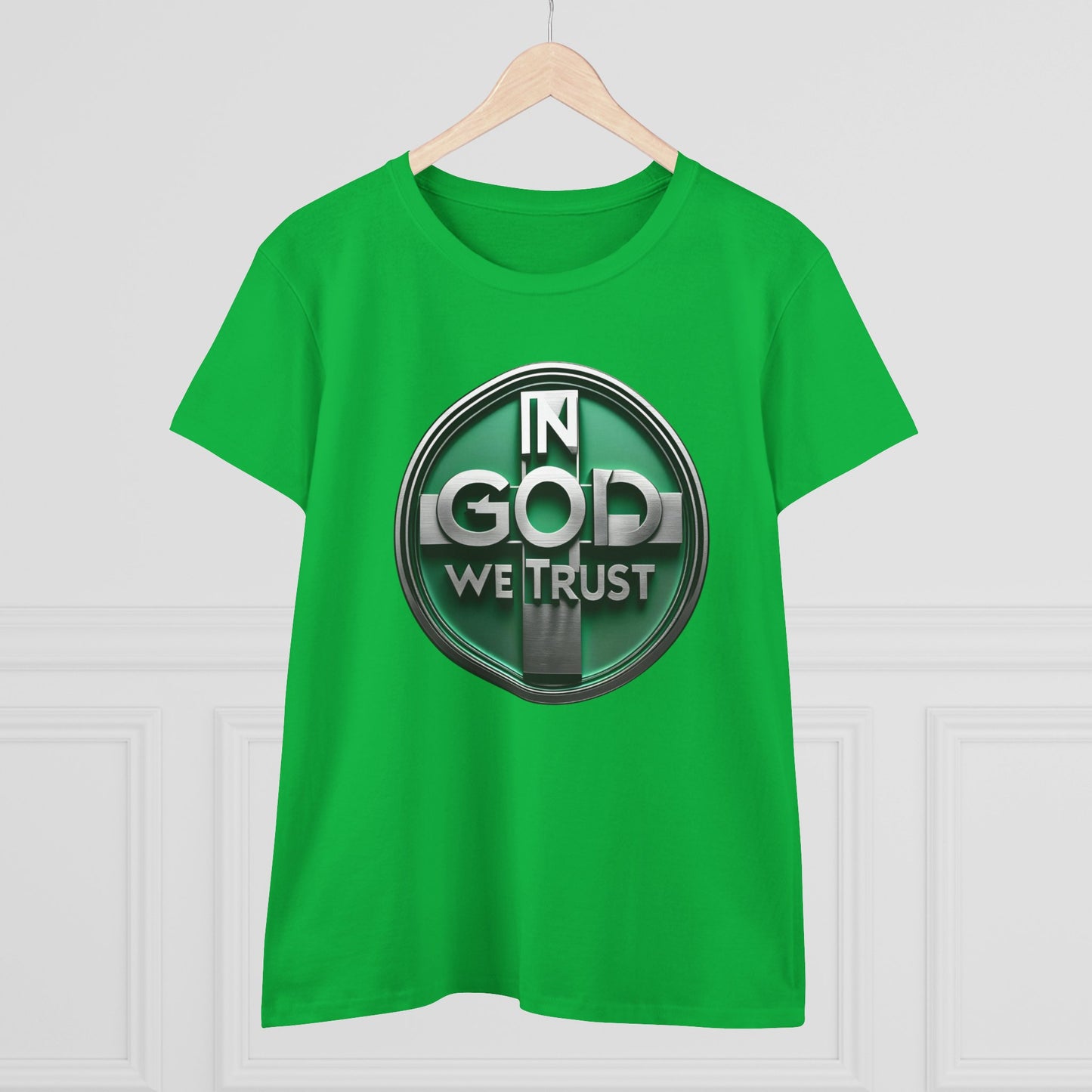 In God We Trust Women’s Tee | Modern Faith Statement Top