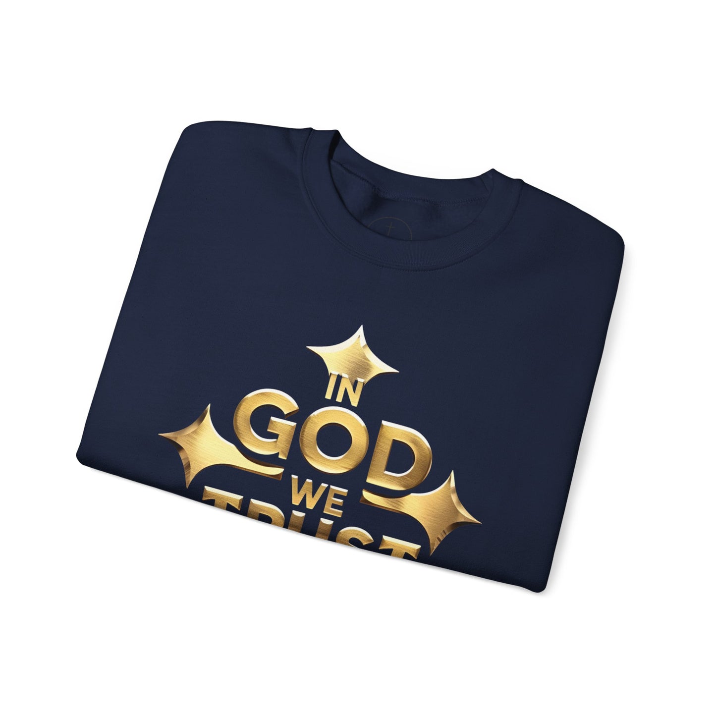 In God We Trust (Gold) - Men’s Christian Sweatshirt