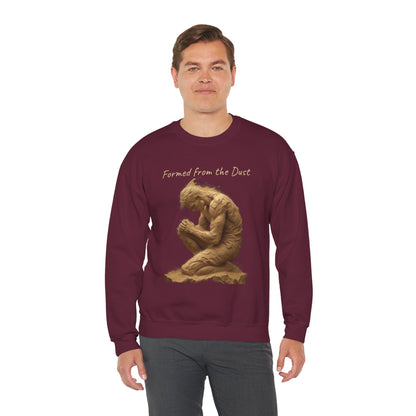 Formed from the Dust (Light Lettering) - Men’s Christian Sweatshirt