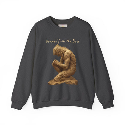 Formed from the Dust (Light Lettering) | Men’s Christian Sweatshirt with Genesis 2:7