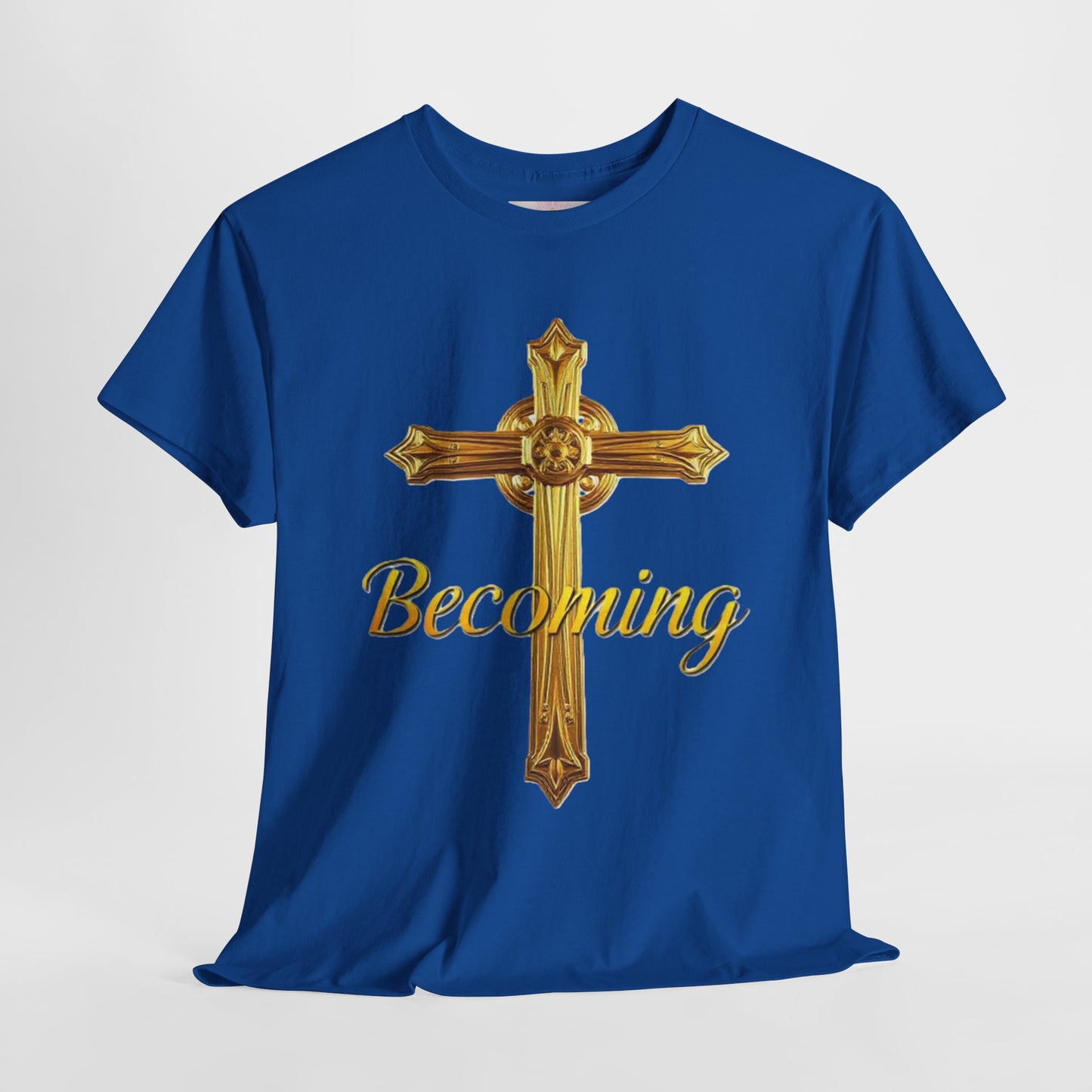 Becoming Men’s Faith Tee – Philippians 1:6 Edition (Light Lettering)