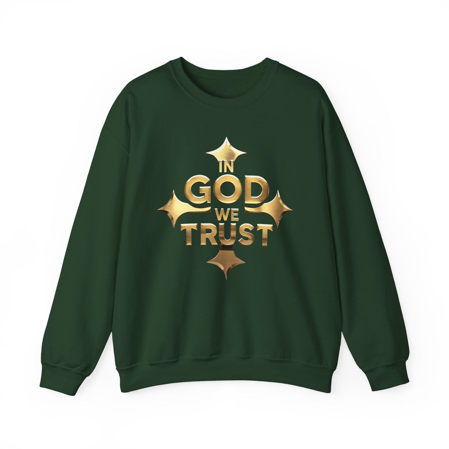In God We Trust (Gold) - Men’s Christian Sweatshirt