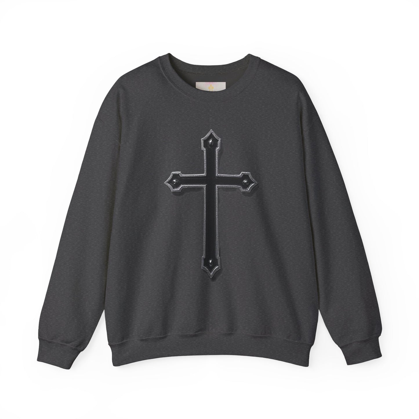 Warrior’s Black Cross Men’s Christian Sweatshirt | Ephesians 6:11