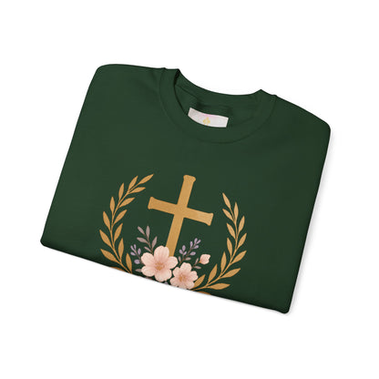 Crowned in Grace – Women’s Christian Sweatshirt