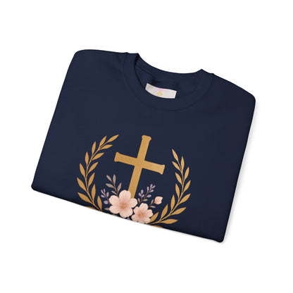 Crowned in Grace – Women’s Christian Sweatshirt