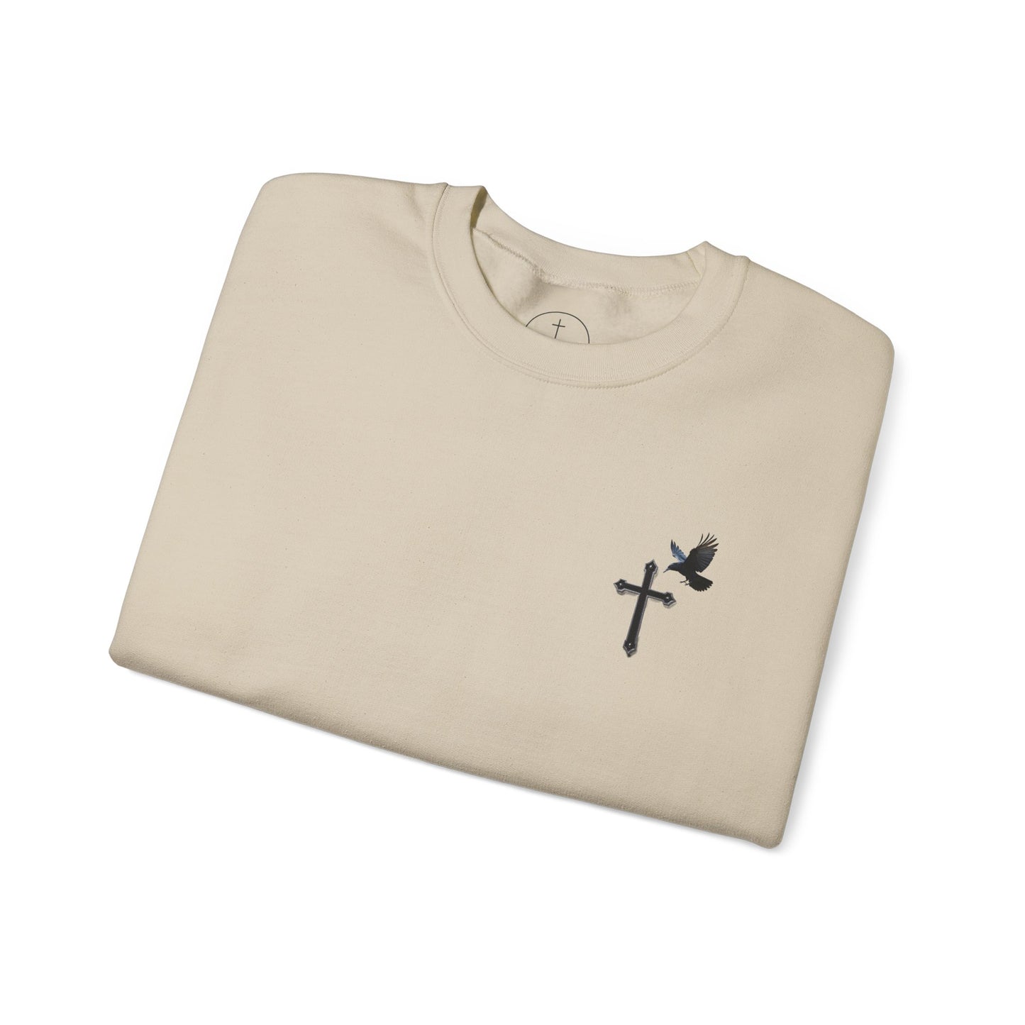 God’s Grace: Cross & Ravens Men's Sweatshirt